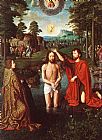 Gerard David Triptych of Jean Des Trompes (central) painting